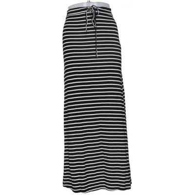 Maxi skirt (Black, White) from VILA