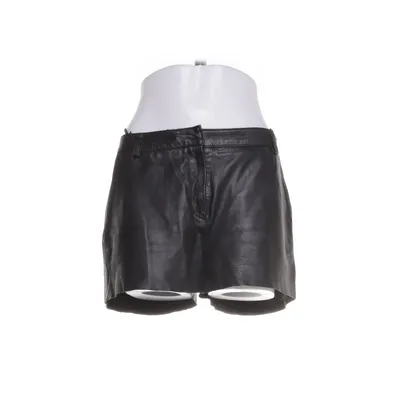 Leren shorts (Zwart) van Selected Femme Polyester, Leer
