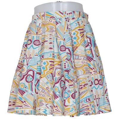 Skirt (White, Multicolored) from Rules by Mary Cotton