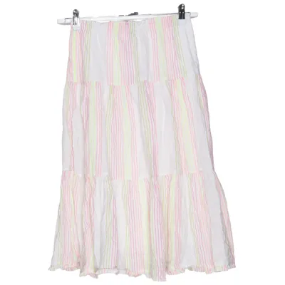 Jupe longue (Blanc, Multicolore) de Next Coton, Polyester