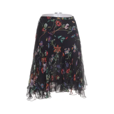 Kjol (Svart, Flerfärgad) från Mango Suit Silke