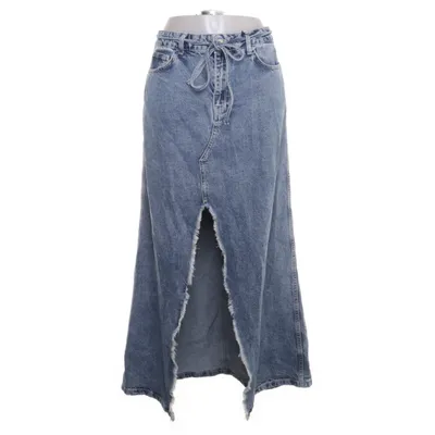 Denim skirt (Blue) from Damson Madder Cotton