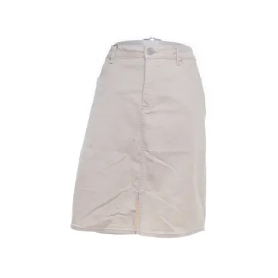 Jeansnederdel (Beige) fra Flash Jeans Bomuld, Elastan