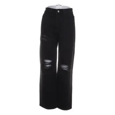 Jeans (Svart) från Shein Bomull, Polyester