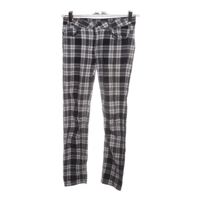 Jeans (Svart, Vit) från Peach Bomull, Elastan
