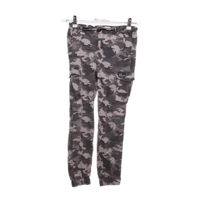 Cargo broek (Grijs, Oranje) van D.M.D by Denim Day Katoen, Elastaan