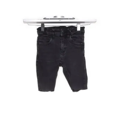 Denim shorts (Zwart) van Narrow by Lindex Katoen, Elastaan