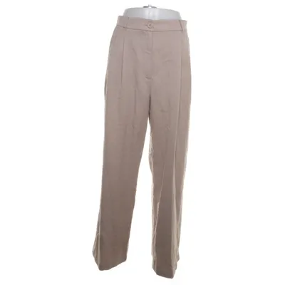 Kostuumbroek (Bruin) van Monki Viscose, Elastaan, Polyester