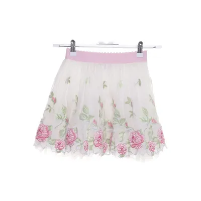Skirt (White, Multicolored) from Monnalisa Silk