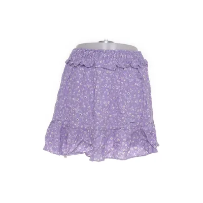 Nederdel (Lilla, Hvid) fra Zara