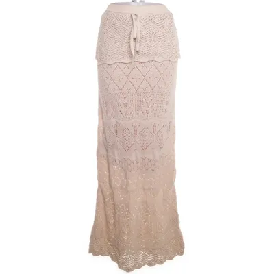 Maxi skirt (Brown) from Bodyflirt Acrylic, Cotton