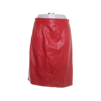 Leather skirt (Red) from Vakko