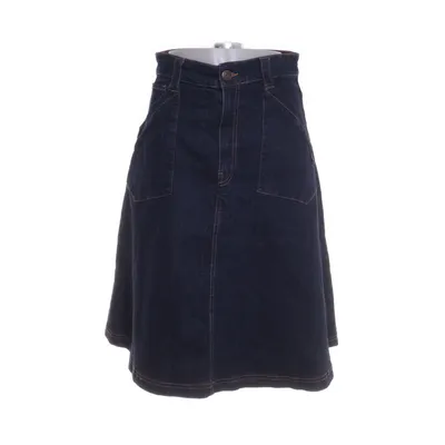 Denim skirt (Blue) from Queen Kerosin Cotton, Elastane