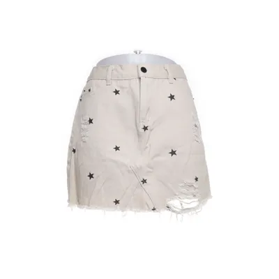 Denim skirt (Beige, Black) from Kaycee Cotton