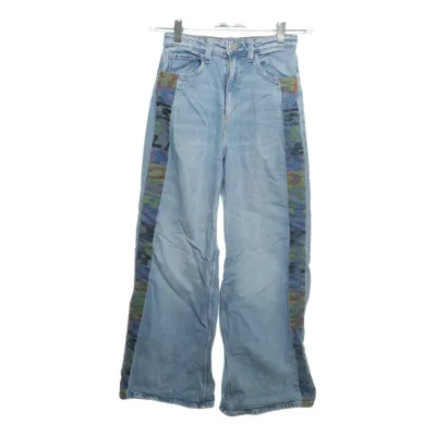 Jeans (Blå, Flerfarvet) fra Lakwena x H&M Bomuld, Elastan