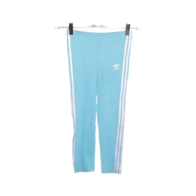 Leggings (Blue) from Adidas Cotton, Elastane