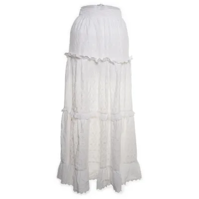 Maxi skirt (White) from Newbie by KappAhl Cotton