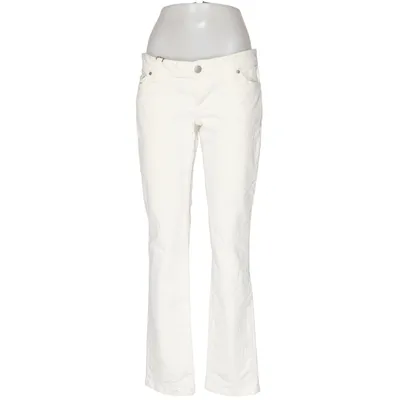 Jean (Blanc) de Massimo Dutti Woman Coton, Élasthane