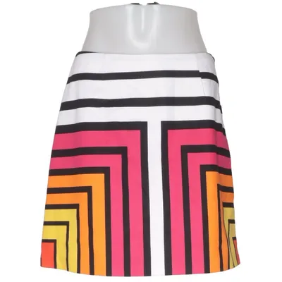 Jupe (Blanc, Multicolore) de Worthington Coton, Élasthane, Polyester