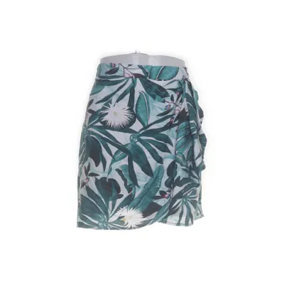 Skirt (Blue, Multicolored) from Anna Glover x H&M Viscose, Polyamide