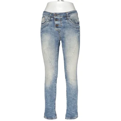Jeans (Blå) fra Please Vintage Glam Bomuld, Elastan