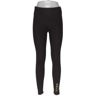 Collants de sport (Noir) de MPWR Sportswear Élasthane, Polyester