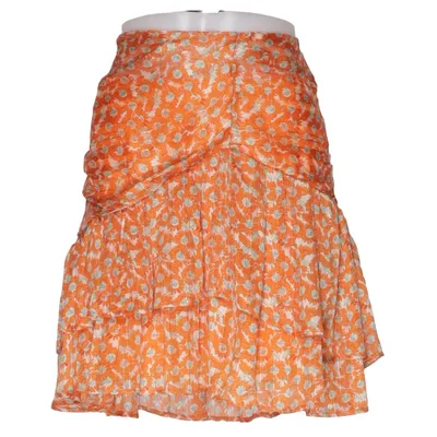 Skirt (Orange, White, Multicolored) from Lovie&Co Elastane, Polyester
