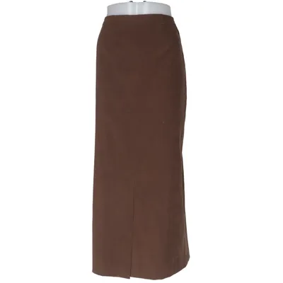 Maxi skirt (Brown) from Jórli Elastane, Polyester