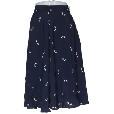 Rok (Blauw) van The Seamstress of Bloomsbury Viscose