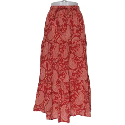 Maxi rok (Rood, Roze, Oranje) van Batik