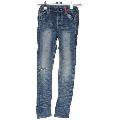Jeans (Blue) from Knox Cotton, Polyester