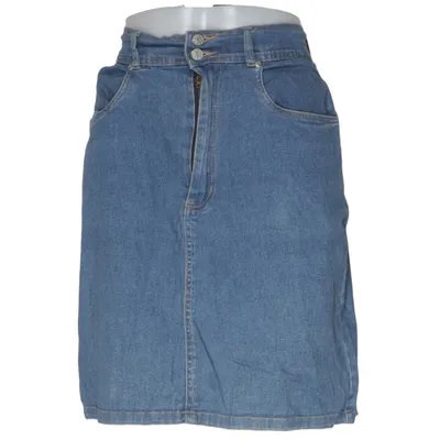 Spijkerrok (Blauw) van Ninetynine Katoen, Elastaan