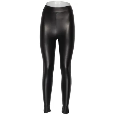 Leggings (Svart) från Bershka Elastan, Polyester