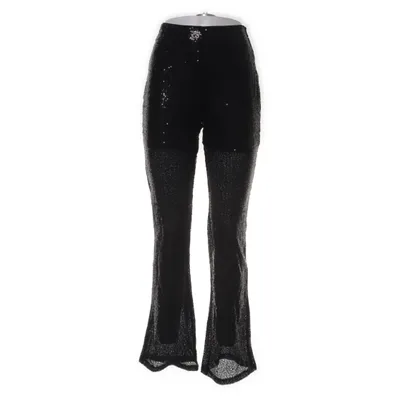 Byxor (Svart, Silverfärgad) från VILA Elastan, Polyester