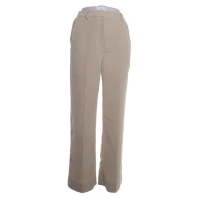 Corduroy broek (Beige) van Second Female Elastaan, Polyamide, Polyester