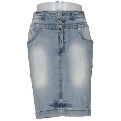 Spijkerrok (Blauw) van Denim Extra Katoen, Elastaan