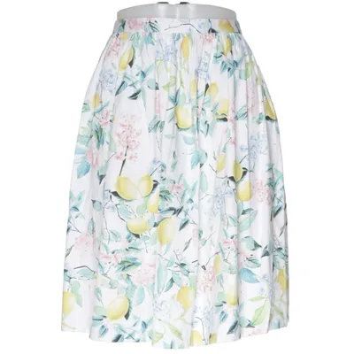 Rok (Wit, Meerkleurig) van Mint & Berry Katoen, Elastaan