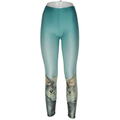 Leggings (Grön, Grå) från Drop Dead Elastan, Polyester