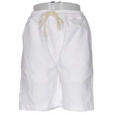 Shorts (White) from Decarba Cotton, Linen