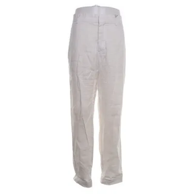 Suit pants (White) from H&M Linen, Cotton, Polyester