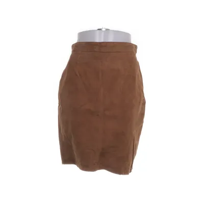 Leren rok (Bruin) van Gulins Casual Suède, Nylon, Viscose