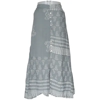 Jupe longue (Bleu) de Fira Viscose