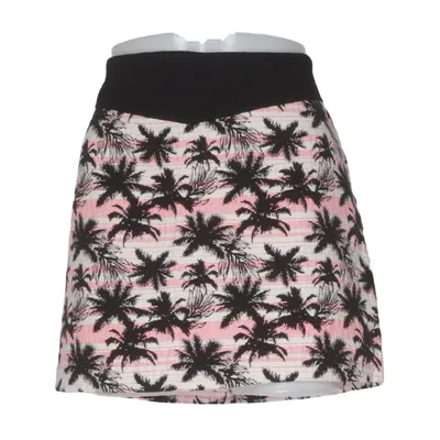 Skirt (Black, Pink, White) from Naf Naf Cotton, Polyester, Viscose