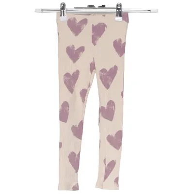 Legging (Beige, Violet) de Zara Coton, Élasthane