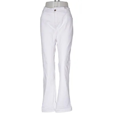 Jeans (Vit) från Jonna B Bomull, Elastan