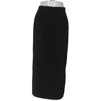 Jupe longue (Noir) de Gelco Élasthane, Polyester