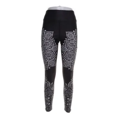 Sports tights (Black, White) from Maya Freya Elastane, Polyester