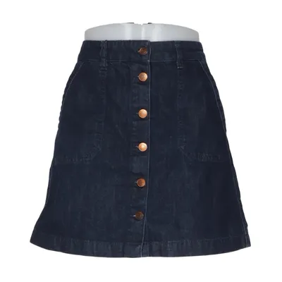 Denim skirt (Blue) from ESPRIT Denim Cotton