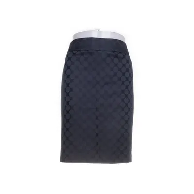 Skirt (Blue, Black) from Banana Republic Polyester, Cotton