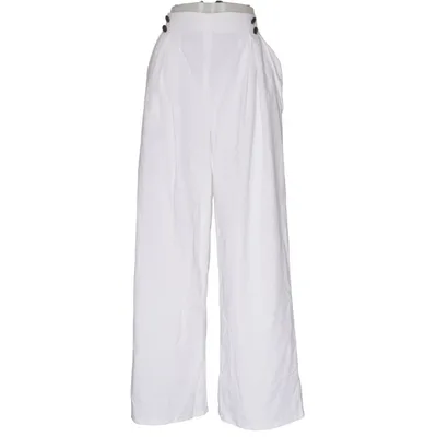 Palazzobyxor (Vit) från Passage Polyester, Viskos
